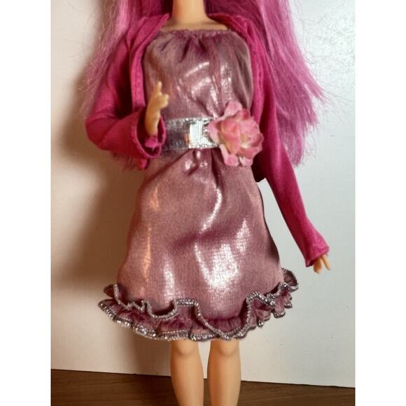 Pink Hair Barbie Pink Outfit Right Bent Arm - Picture 4 of 11